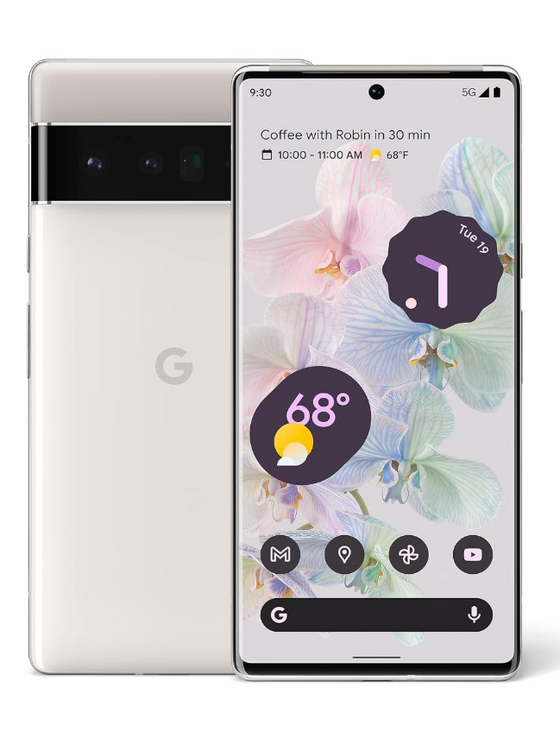 Google Pixel 6 Pro Color: White, Size: 128GB, Network: Unlocked, Condition: Used