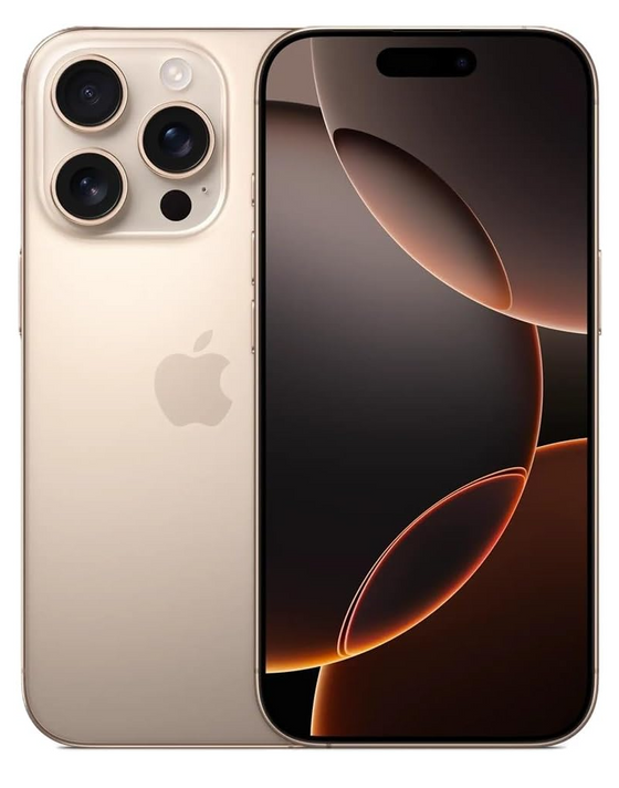 iPhone 16 Pro Color: Desert Titanium, Size: 128GB, Network: Unlocked, Condition: Brand New